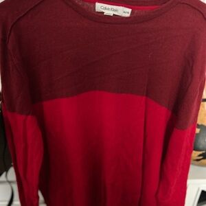 Calvin Klein Deep Red Knitwear